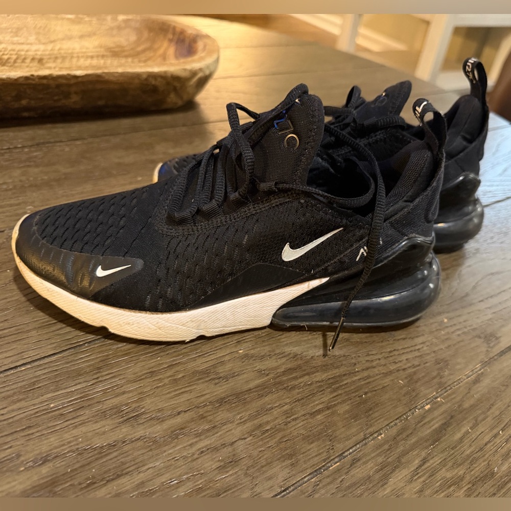 Nike Black and White Air Max 270 Sneakers